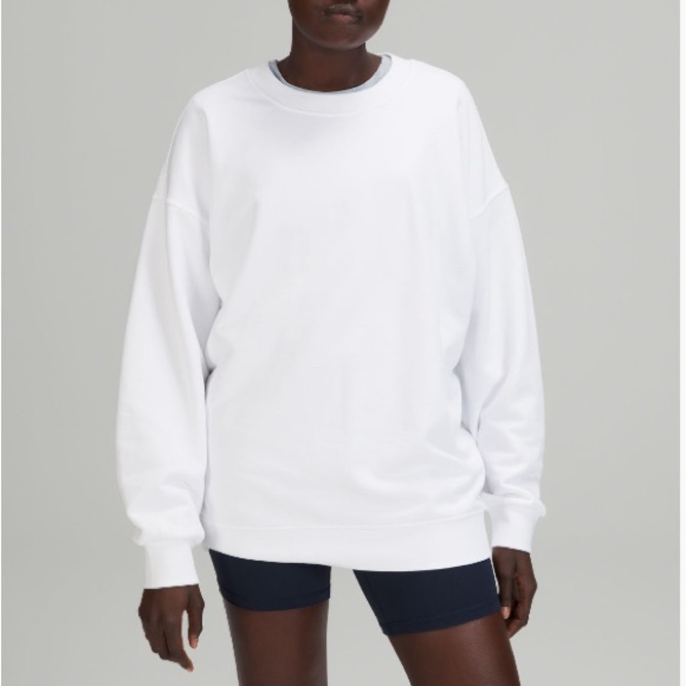 White Oversized Sweatshirt